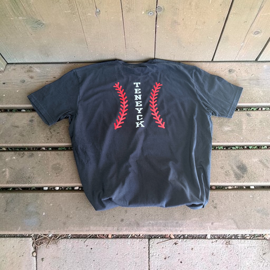 Custom Baseball Parent Shirt – Personalized Player Name & Number Tee for Game Day