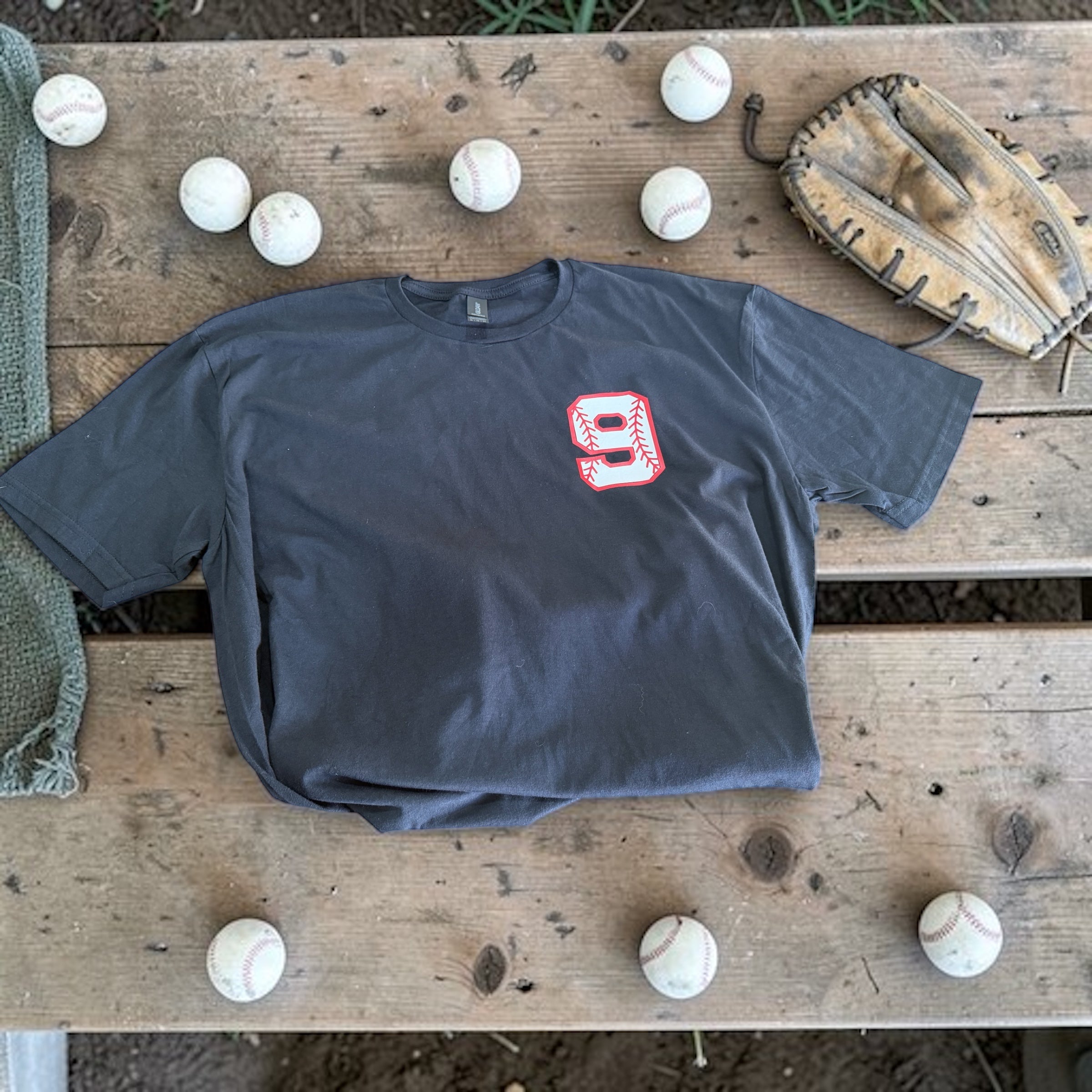 Custom Baseball Parent Shirt – Personalized Player Name & Number Tee for Game Day