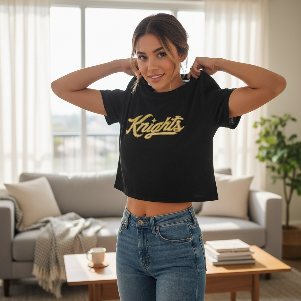 UCF Knights Cropped Tee